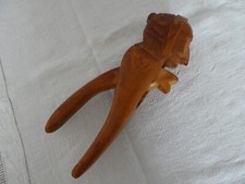 VINTAGE COLLECTABLE WOOD TREEN CARVED FIGURE MAN NUTCRACKER  NUT CRACKER