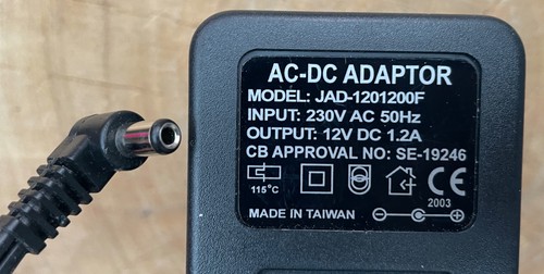 12v 1200ma 12vdc 14 4va - 1200ma,