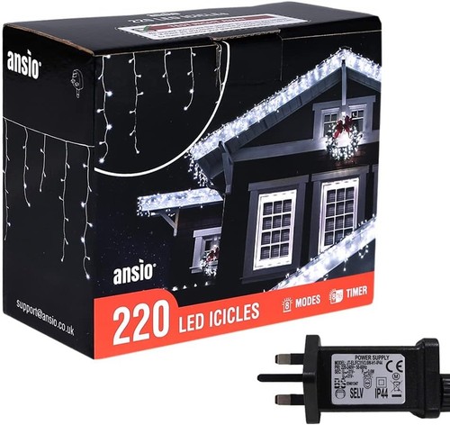 Christmas icicle lights - christmas, 220