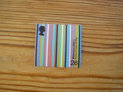 Mnh 26p stamp stripe painting - 26p,