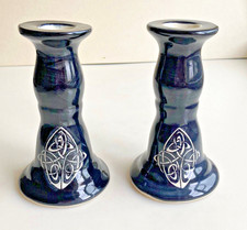 TWO HAND PAINTED ART NOUVEAU