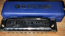 Hohner 532/20 MS A Blues Harp M533106 Made In Germany Including Case