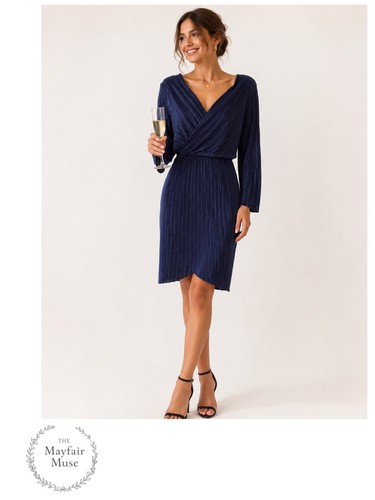 Quiz womens dress - navy, blue