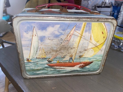 1959 boating lunchbox boat - ,