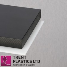 HDPE Sheet – Black & Natural Cut to Size Plastic Block Panel PE300 Polyethyelene