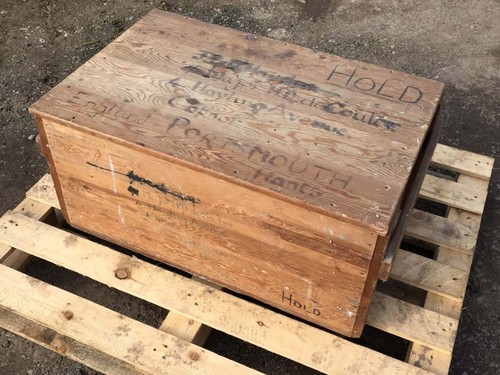 Old pine wooden stoarage - old,