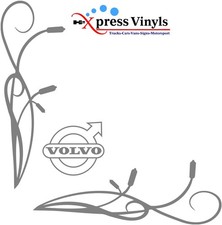 2x Volvo window decals. (5