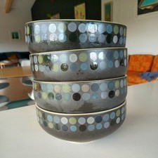 Denby, Jet Dots, Cereal Bowl