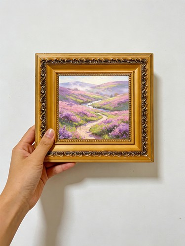 Pastel purple wildflower - purple,