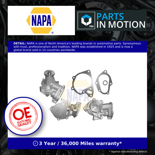 Water pump nwp1260 napa - water,