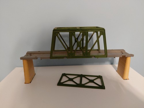Girder bridge plus - bridge, (green)