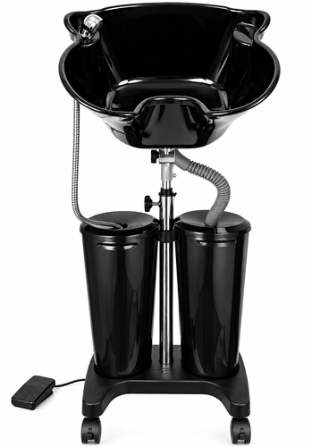 Portable salon shampoo - shampoo, basin