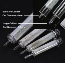 Glass Syringe 1ml–100ml Lab