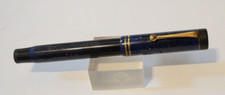 VINTAGE PARKER DUOFOLD SENIOR LAPIS LAZULI OVER SIZE FOUNTAIN PEN 1930s
