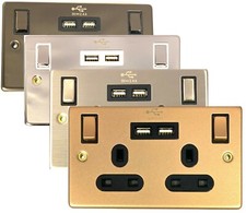 Double Wall Plug Socket 2 Gang