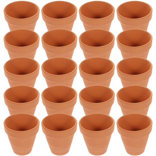 Tiny terracotta pots - tiny, miniature