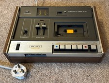 Sony TC-129 Stereo Cassette-Corder Recorder Top Loading Cassette Deck Separate