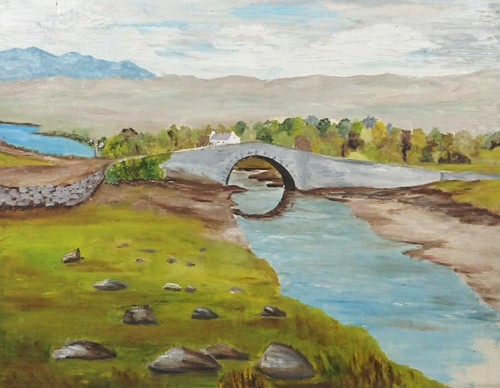 Original irish landscape oil - landscape,