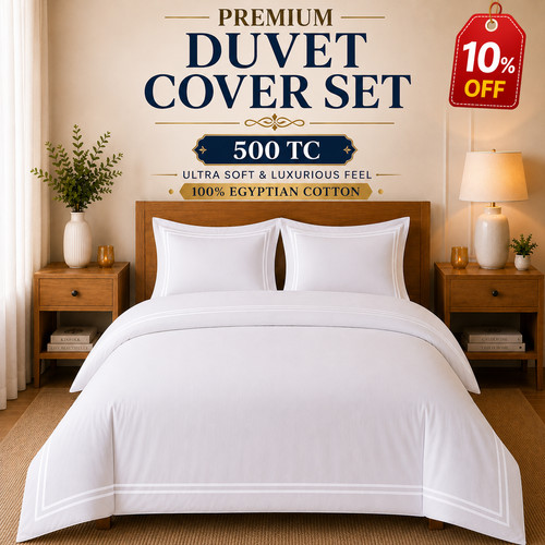 500 egyptian cotton duvet - tc,