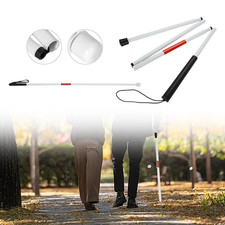 Portable Folding Blind Walking Stick Visually Impaired Crutch Cane Blind Guide