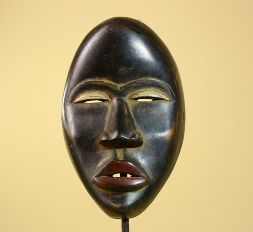 African dan mask carved - african,