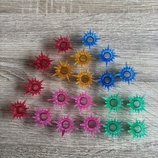 Vintage Christmas Tree Fairy Light Reflector Starburst Shades x20 Retro Spares