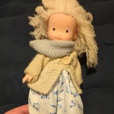 Waldorf Doll - vintage doll - dress  up doll - old fashioned doll