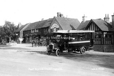 Mdf-39 Chiddingfold Post Office and Bus, Surrey. Photo