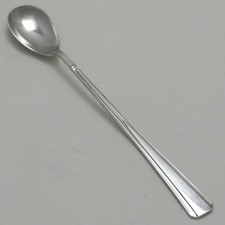 PLAIN PINE Design Garrard & Co London Silver Service Cutlery Tall Drink Spoon