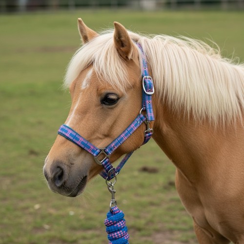 Padded adjustable headcollar - adjustable,