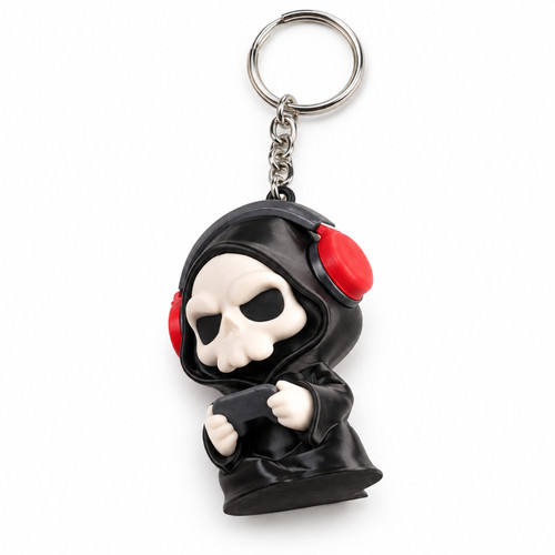 Gaming grim reaper - gaming, keyring