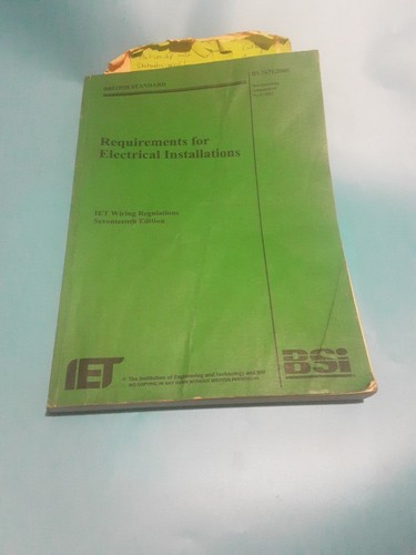 Iet wiring regulations 17th - iet,