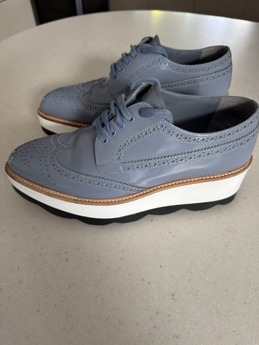 Ladies prada leather platform - prada,