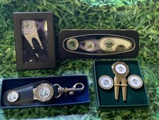 Golf Ball Pitch Repairers With Ball Markers Selection All Boxed.