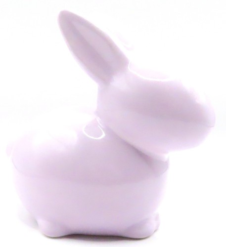 Lilac bunny ornament - lilac,