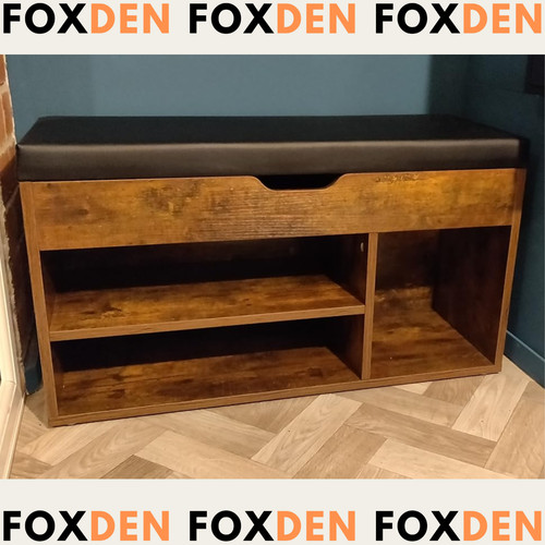 Rustic shoe bench small - rustic,