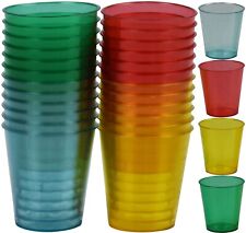 Plastic Shot Glasses Plastic Tumbler 25ml Shooter Jelly Shots Dessert Cups