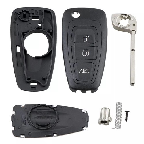 Button flip key fob case - button,