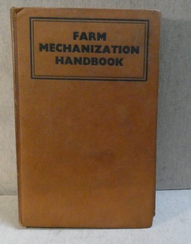 Farm mechanization handbook - mechanization,