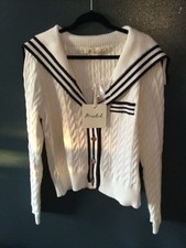 Marled XS Cable-Knit Cardigan