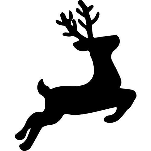 Jumping reindeer unmounted - 'jumping, reindeer'