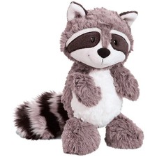 Gray raccoon plush toy soft - raccoon,
