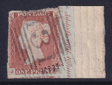 QV 1841 1d Penny Red