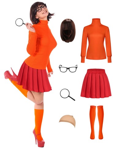 Velma scooby doo costume - scooby,