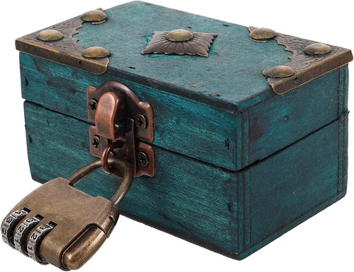 Vintage wooden jewellery box - vintage,