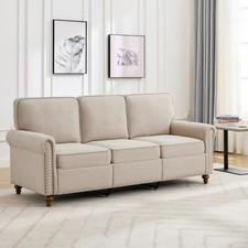 Seater sofa couch linen - seater,