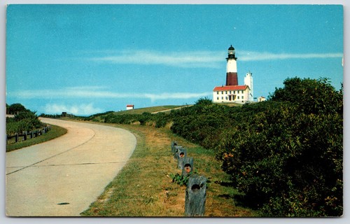 Postcard montauk point - postcard,