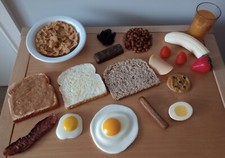 Assorted play food bundle 20 items nursery class teaching aid role play