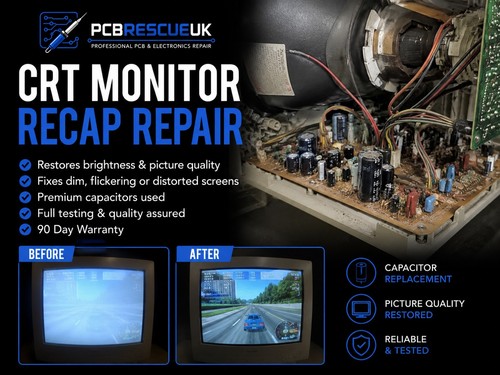 Crt monitor capacitor - crt,
