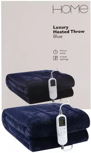 Electric blanket heated throw - electric,